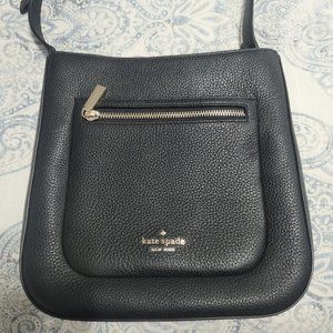 Black leather Kate Spade bag